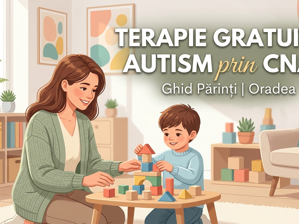 Ghid complet pentru părinți – Cum beneficiezi de terapie gratuită prin CNAS pentru autism în Oradea